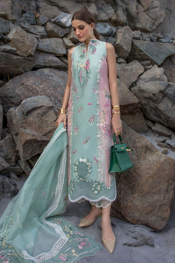 03-Piece Lawn Cotton Suit - Ready  To Wear
