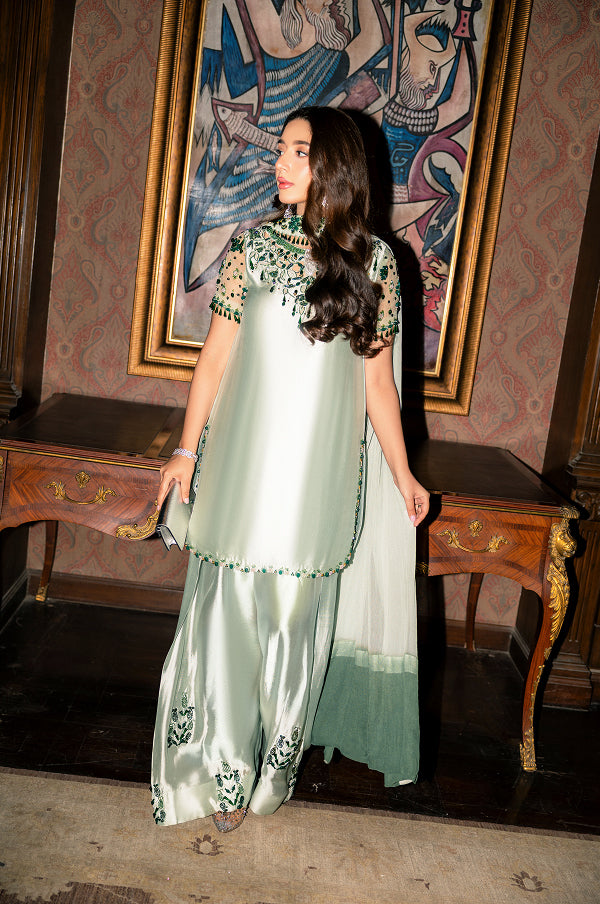 03-Piece Luxury Shamooz Silk Suit - Ready To Wear