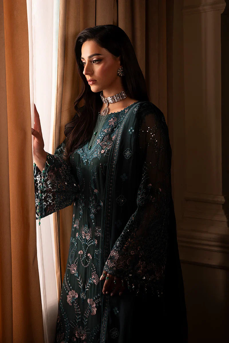 03-Piece Chiffon Suit With Embroidery | Ready To Wear