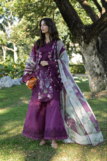 03-Piece Printed Lawn Suit - Ready to Wear