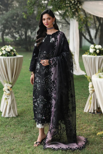 03-Piece Luxury Lawn Embroidered Suit - Ready To Wear