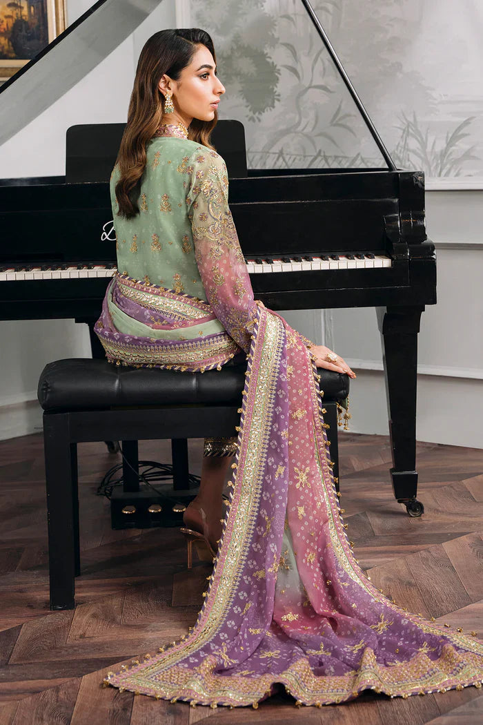 03-Piece Chiffon Suit With Sequence Embroidery | Ready To Wear