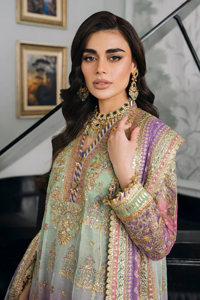 03-Piece Chiffon Suit With Sequence Embroidery | Ready To Wear
