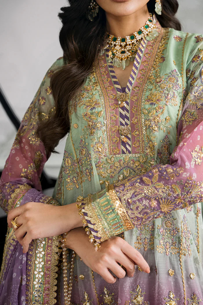 03-Piece Chiffon Suit With Sequence Embroidery | Ready To Wear