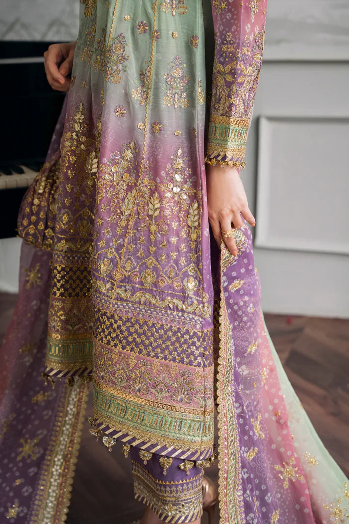 03-Piece Chiffon Suit With Sequence Embroidery | Ready To Wear