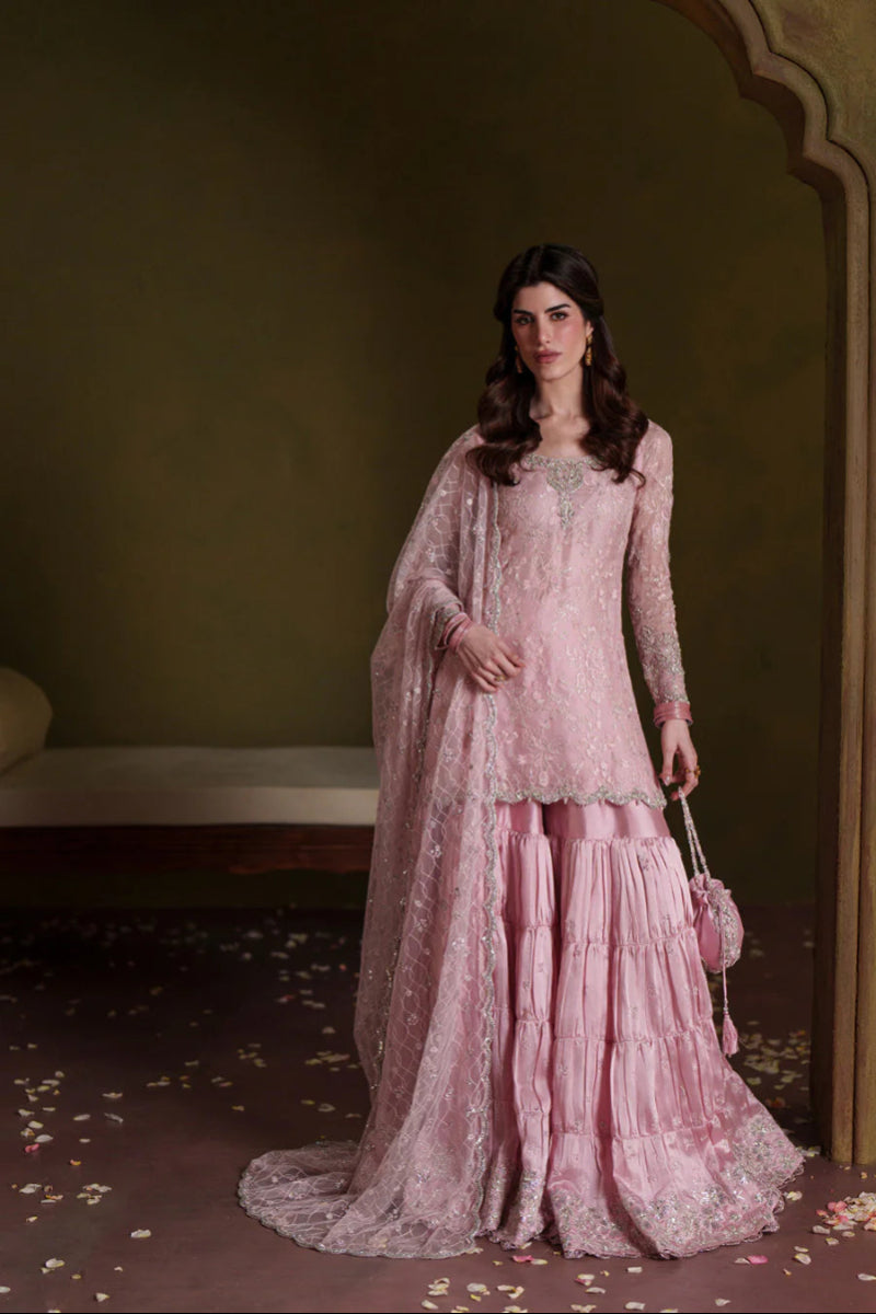 03-Piece Embroidered Chiffon Suit - Ready To Wear