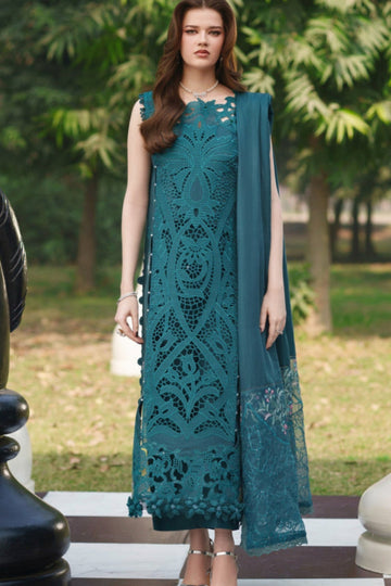 03-Piece Embroidered Lawn Suit - Ready To Wear
