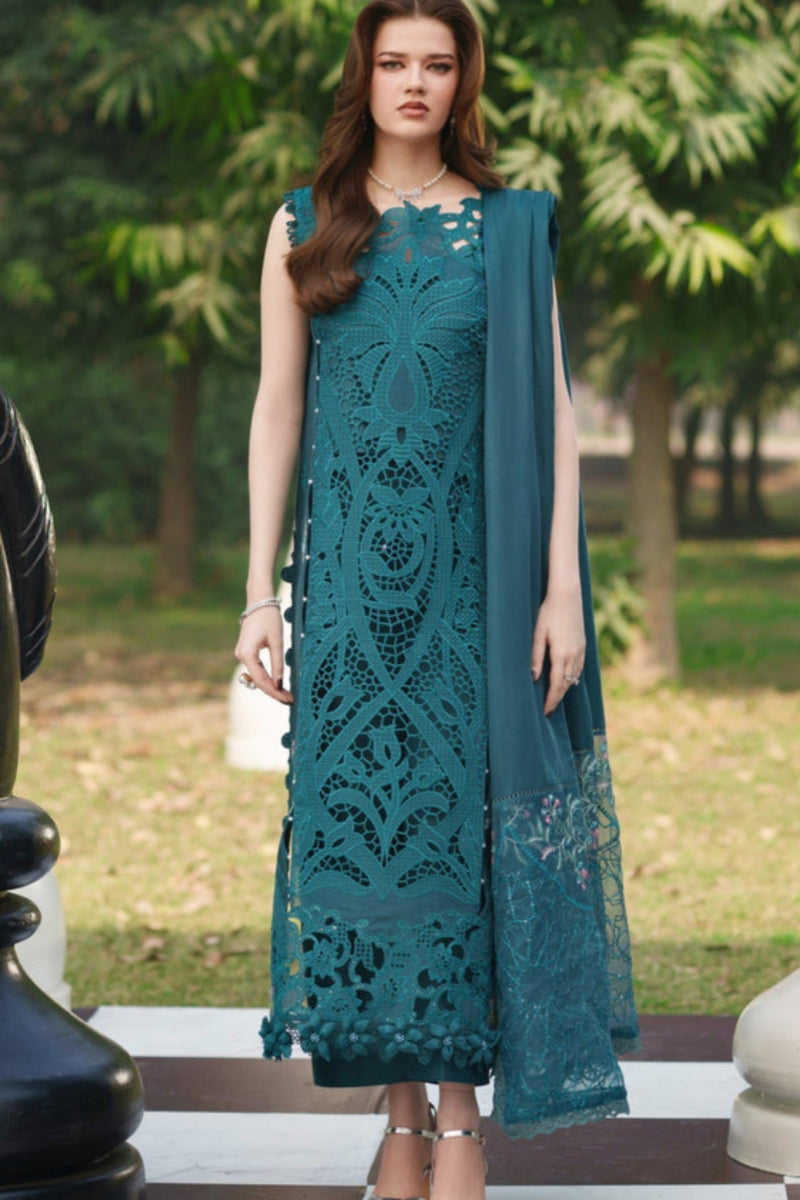 03-Piece Embroidered Lawn Suit - Ready To Wear