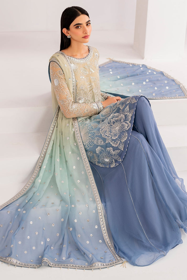 03-Piece Heavy Embroidered Chiffon Suit - Ready To Wear