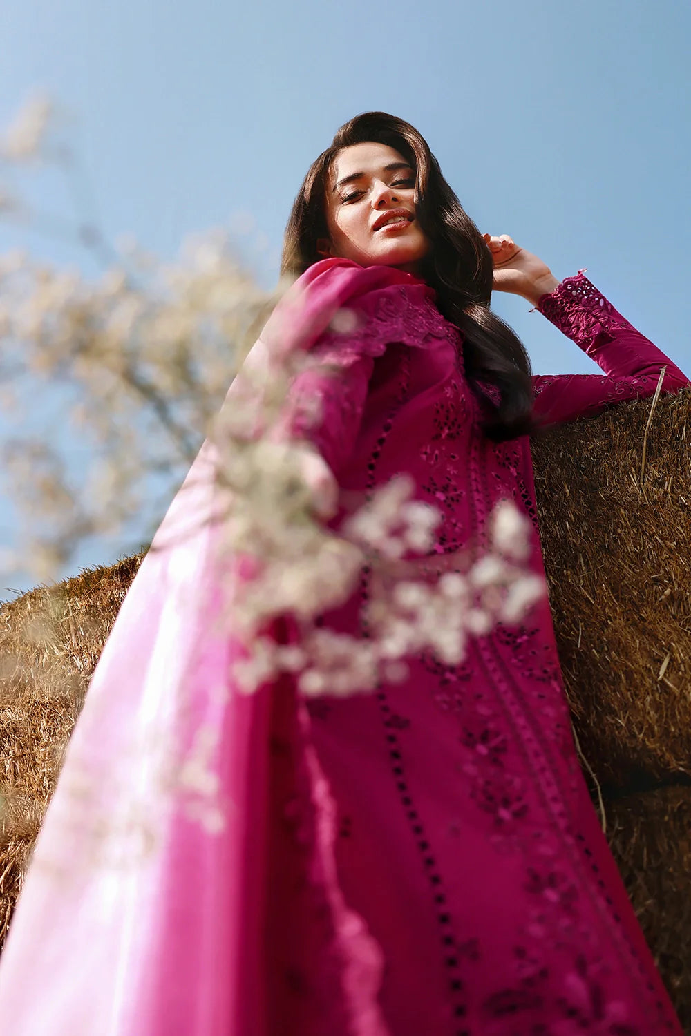 03-Piece Cotton Lawn Suit With Chiffon Dupatta | Ready To Wear