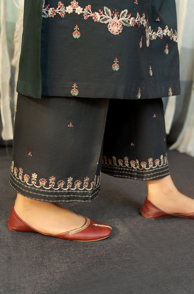 03 Piece Luxury Embroidered Lawn Suit - Ready  to Wear