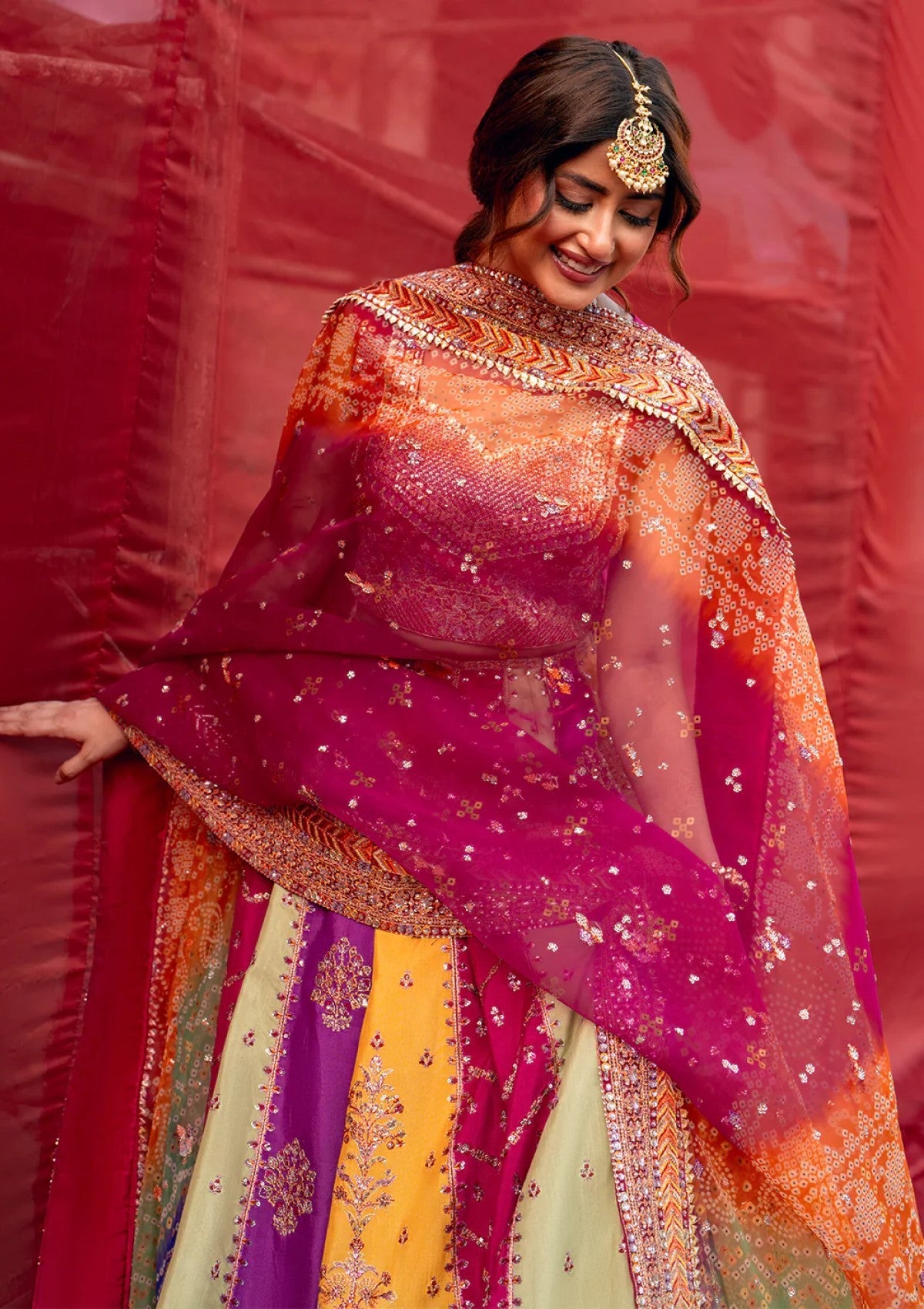 Multi Maxi – Premium Embroidered Raw Silk Maxi | Ready to Wear