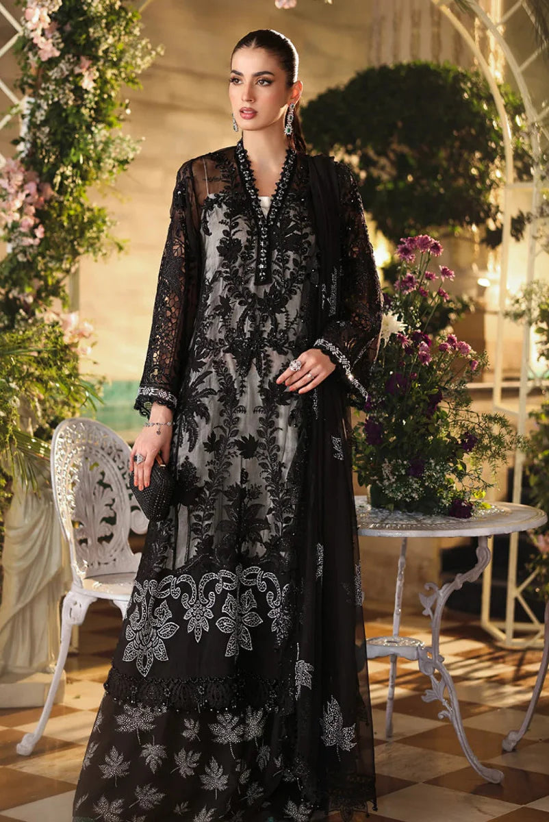 03-piece Heavy Embroidered Chiffon Suit | Ready to wear