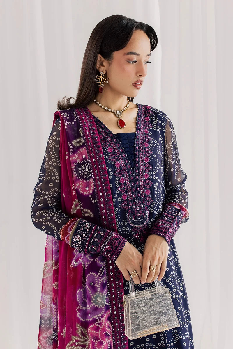 03-Piece Chiffon Suit  - Ready To Wear