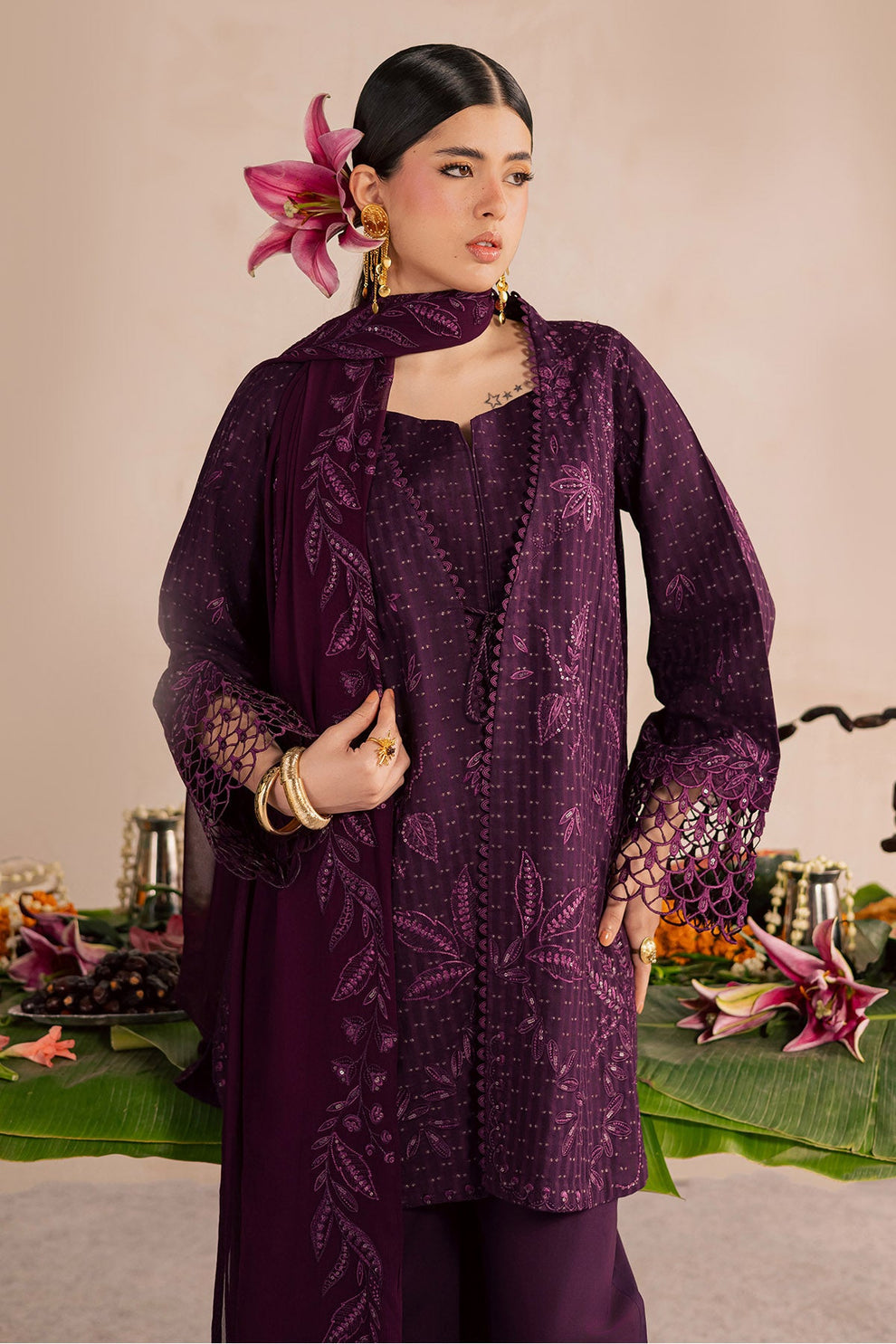 03-Piece Premium Cotton Suit - Ready  to Wear