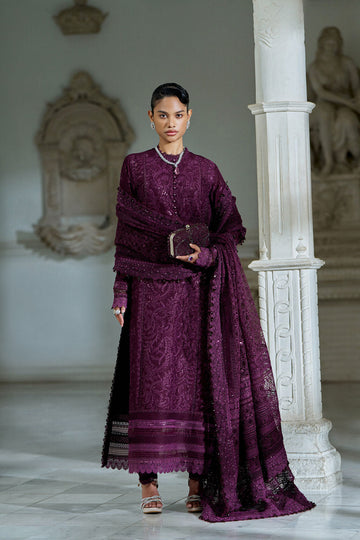 03 Piece  Egyptian Lawn Suit - Ready to Wear