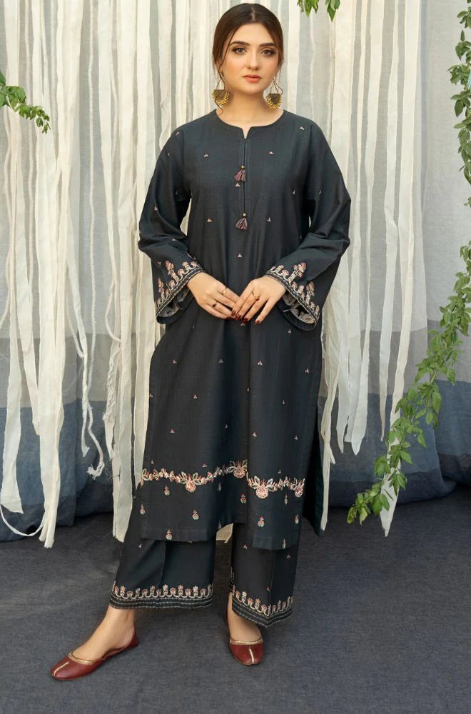 03 Piece Luxury Embroidered Lawn Suit - Ready  to Wear
