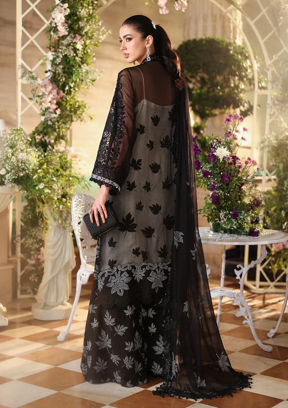 03-piece Heavy Embroidered Chiffon Suit | Ready to wear