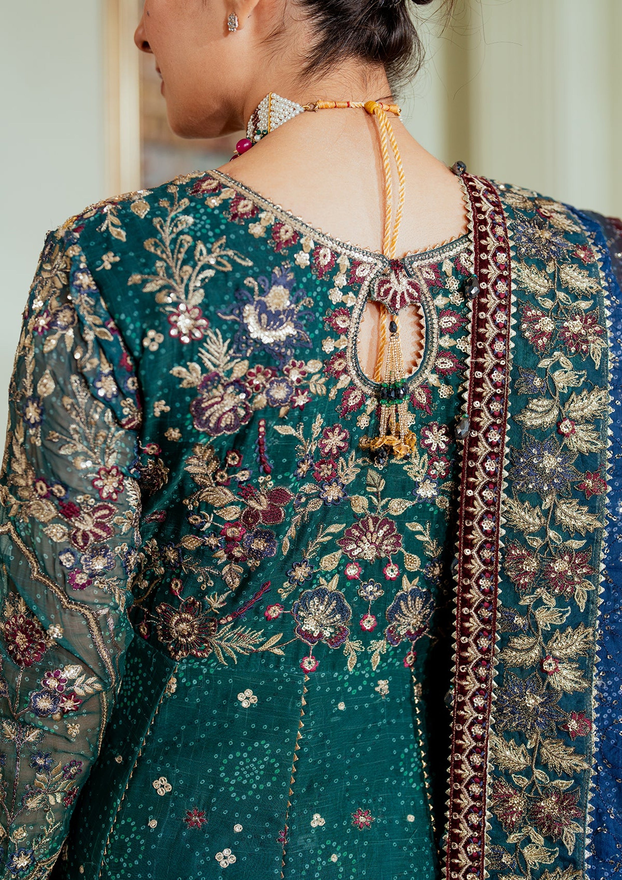 03-Piece Luxury Embroidered Chiffon Suit - Ready To Wear