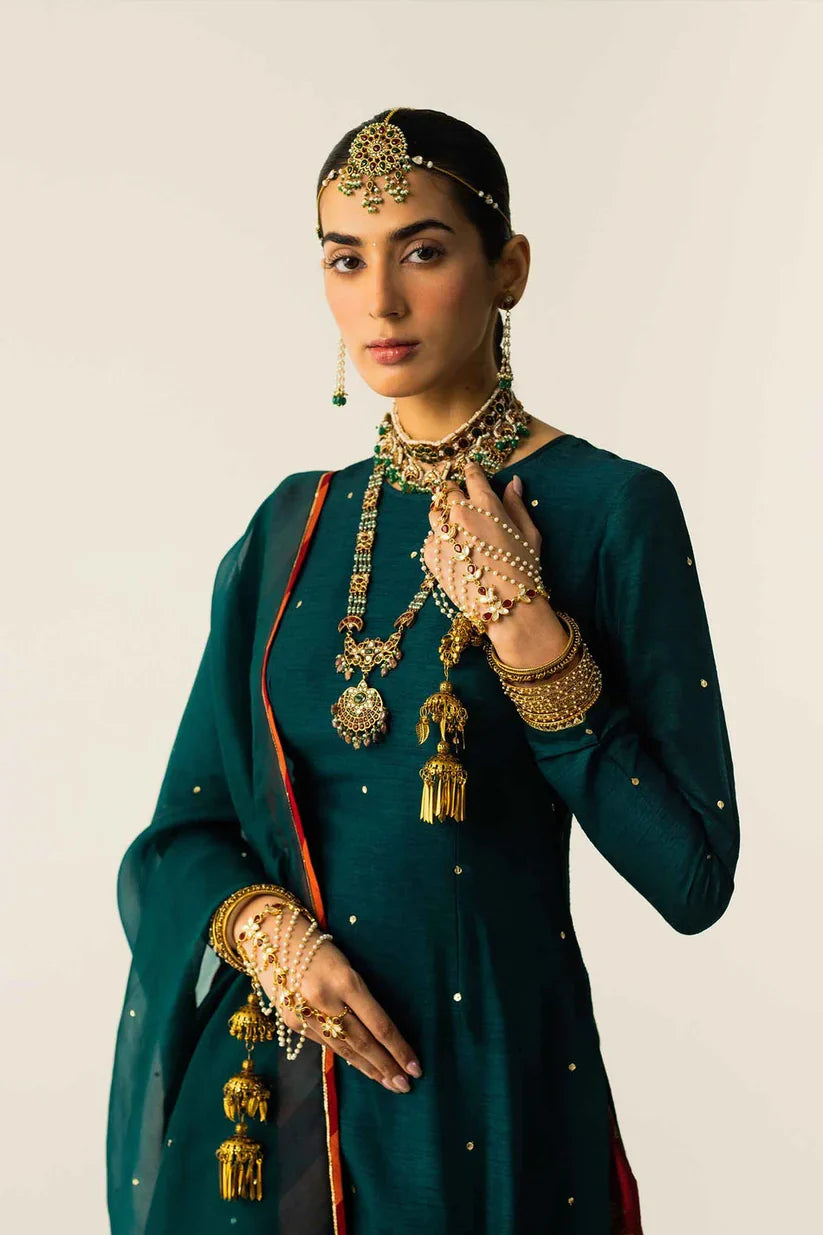 03-Piece Embroidered Chiffon Suit - Ready To Wear