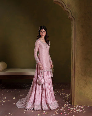 03-Piece Embroidered Chiffon Suit - Ready To Wear