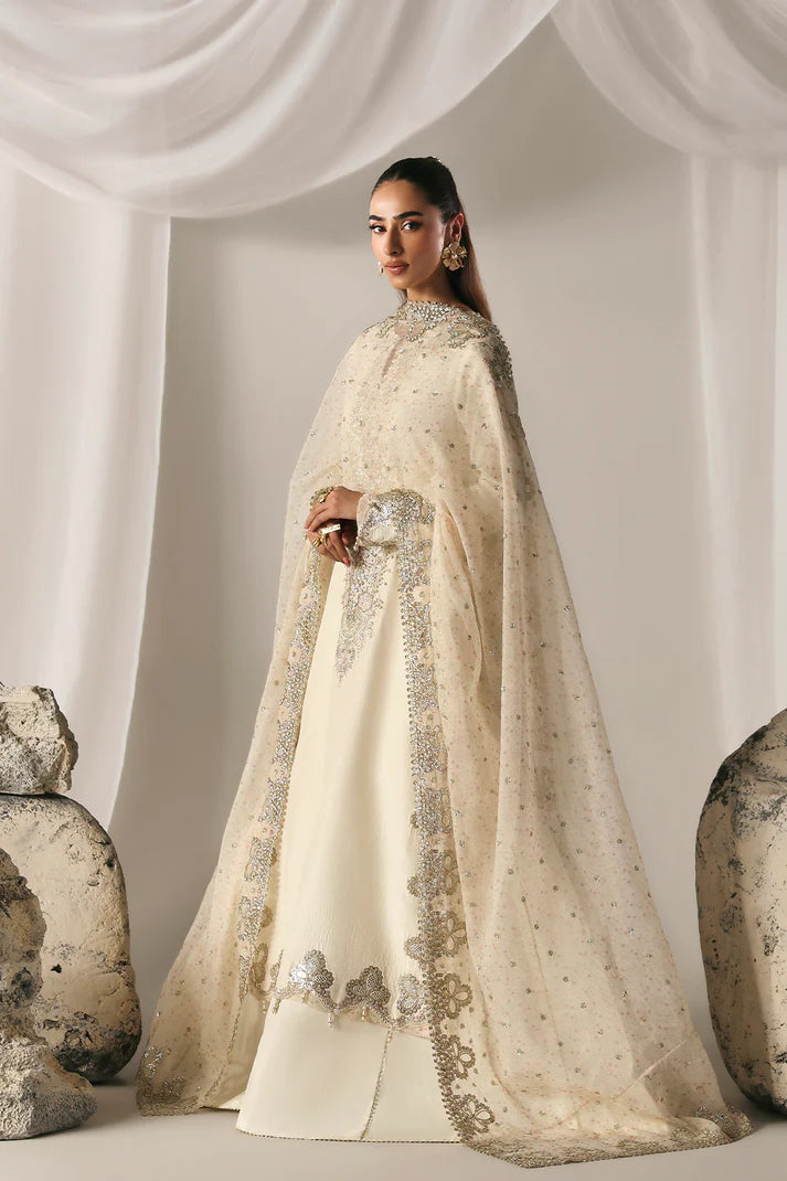 03-Piece Embroidered Lawn Suit With Chiffon Dupatta | Ready To Wear