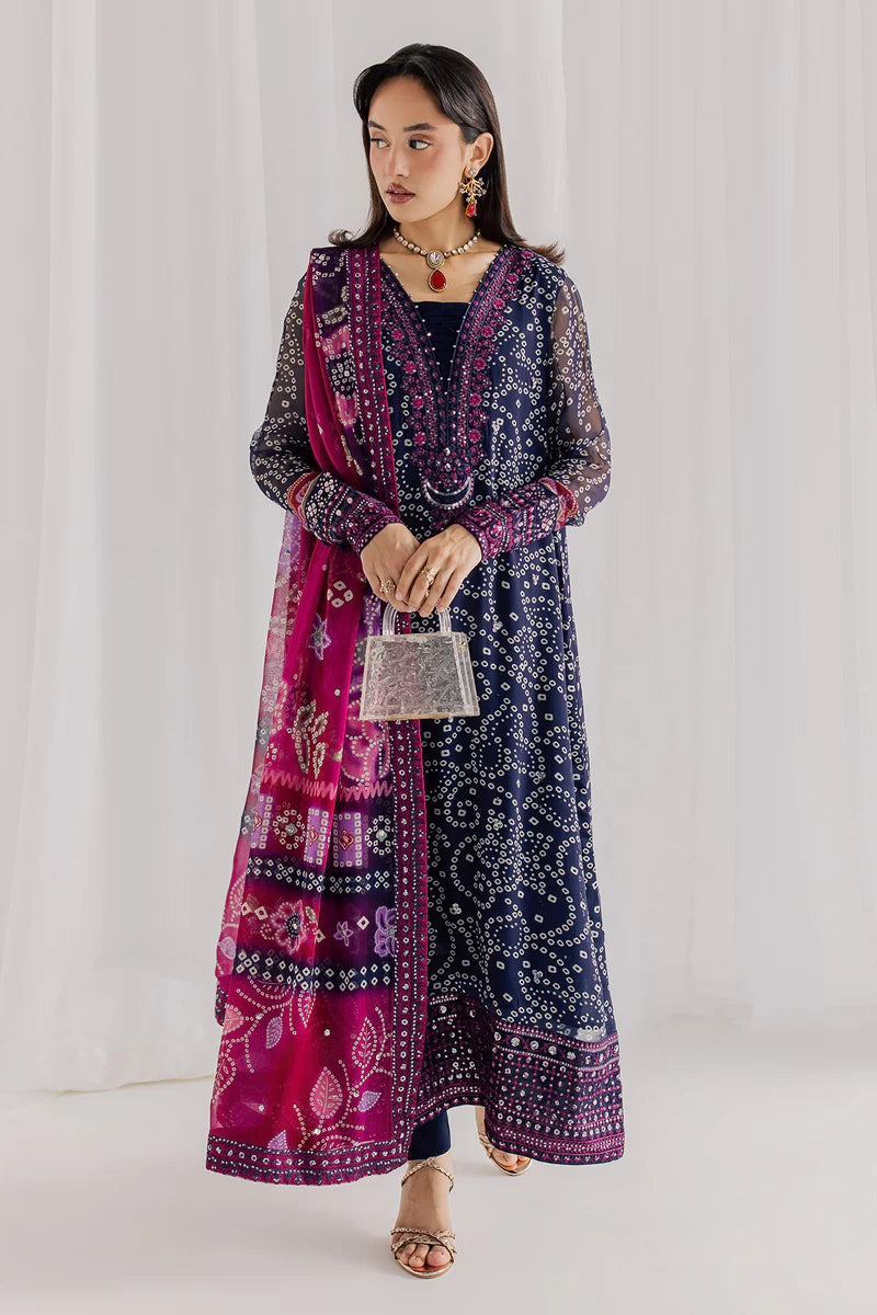 03-Piece Chiffon Suit  - Ready To Wear
