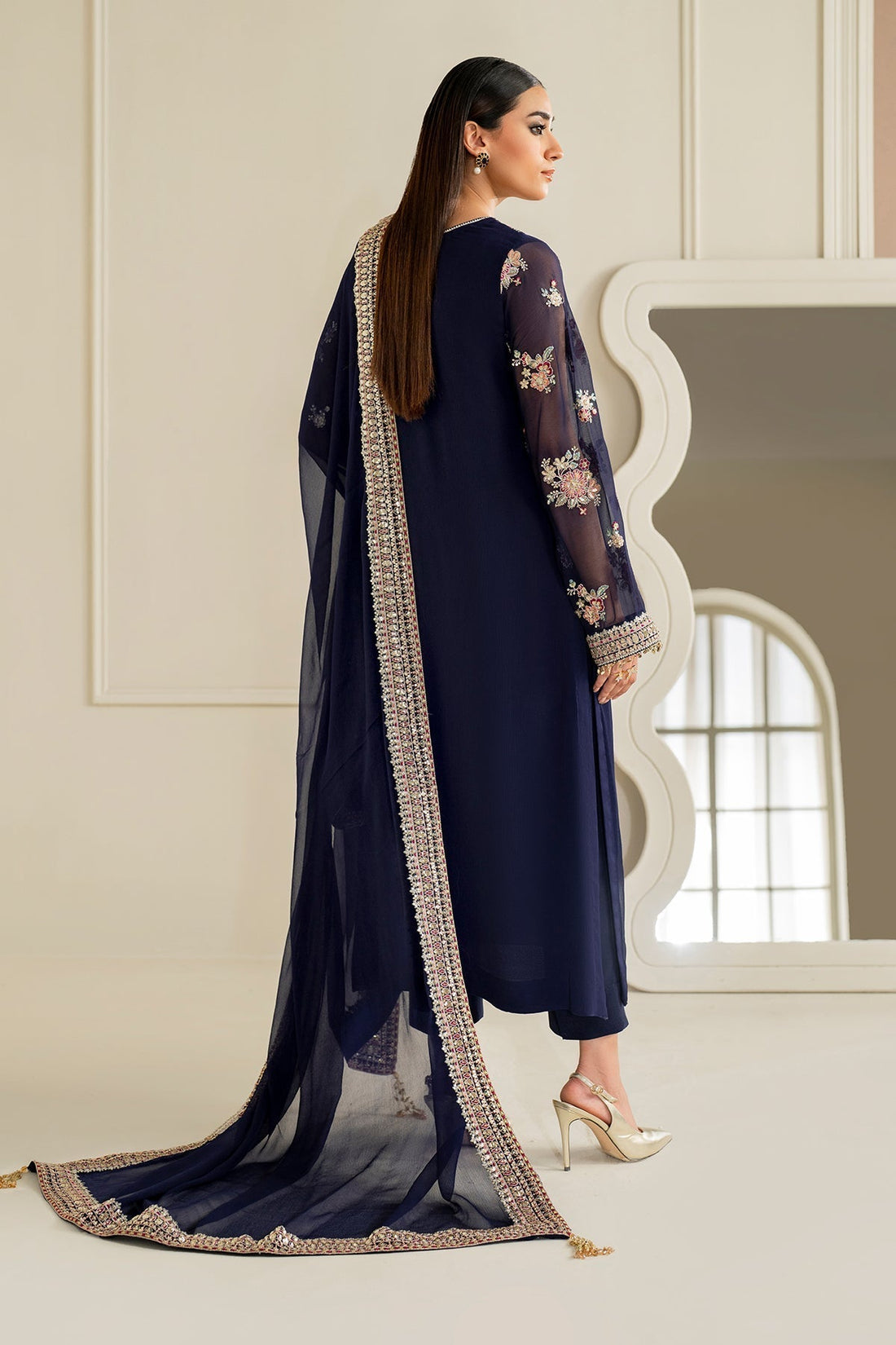 Baroque With Pure Chiffon Suit