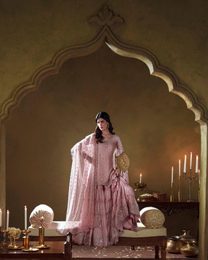 03-Piece Embroidered Chiffon Suit - Ready To Wear