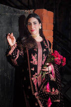 03-Piece Luxury Embroidered Cotton Suit – Ready To Wear