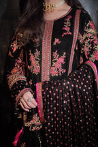 03-Piece Luxury Embroidered Cotton Suit – Ready To Wear