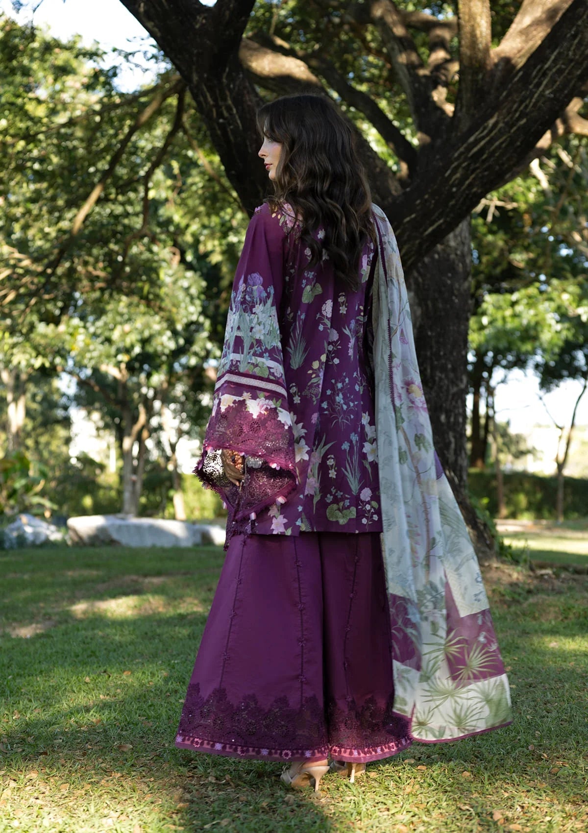 03-Piece Printed Lawn Suit - Ready to Wear