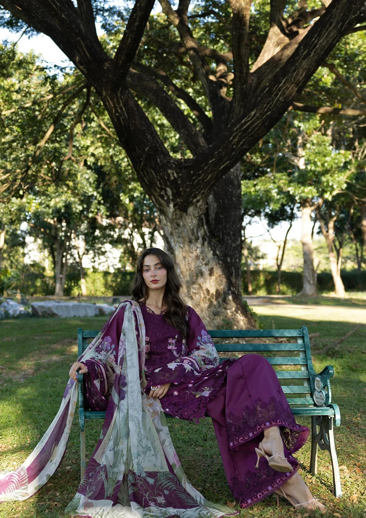 03-Piece Printed Lawn Suit - Ready to Wear