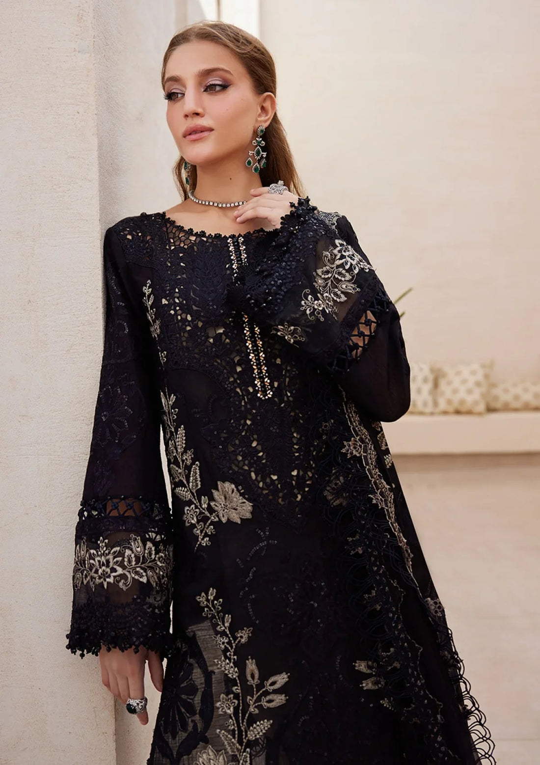 03-piece Embroidered Lawn Suit | Ready to wear