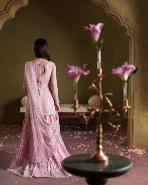 03-Piece Embroidered Chiffon Suit - Ready To Wear