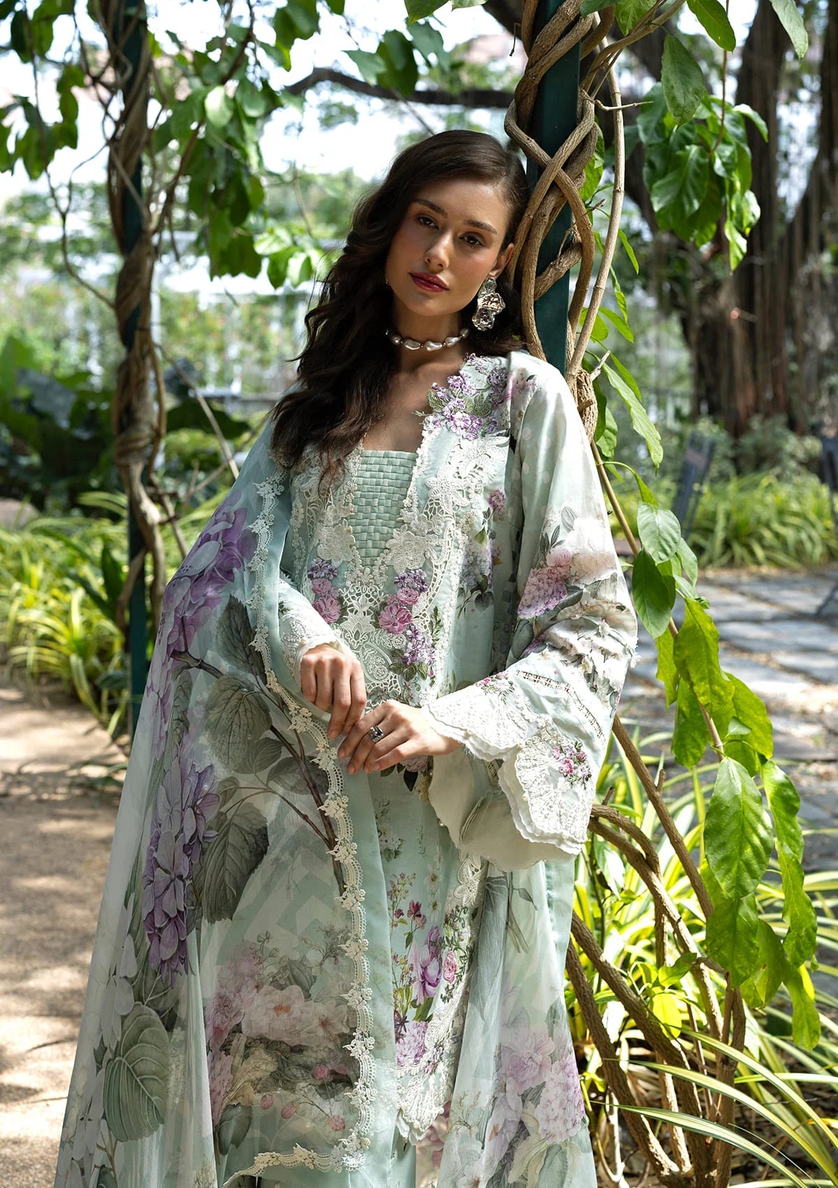 03-Piece Printed Lawn Suit - Ready To Wear