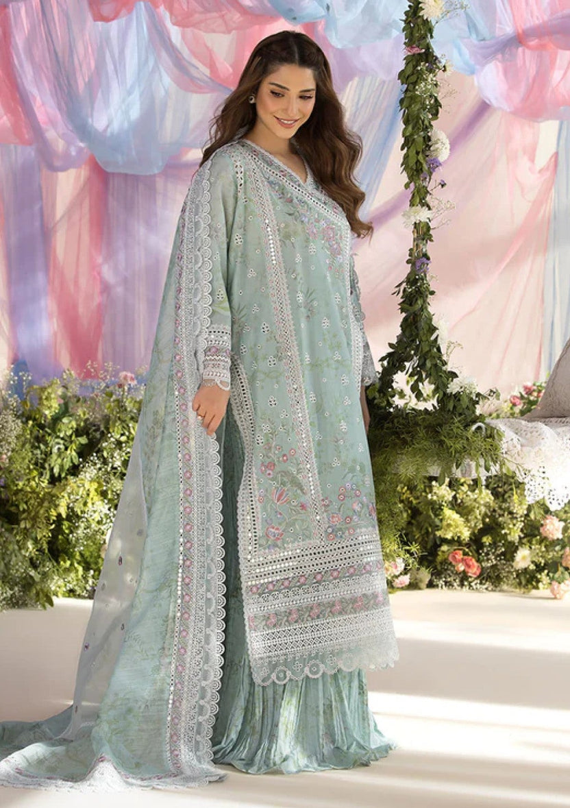 03-Piece Printed Lawn Suit - Ready To Wear