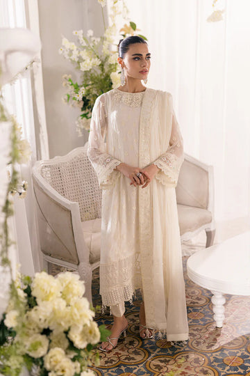 03 Piece Luxury Semi Embroidered Chiffon Suit - Ready to  Wear