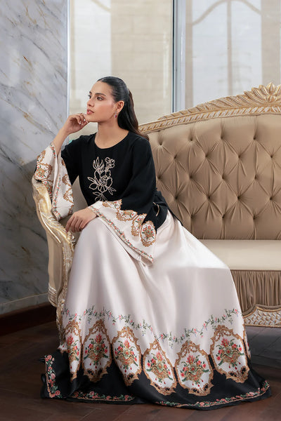03-Piece Luxury Shamooz Silk Suir - Ready To Wear