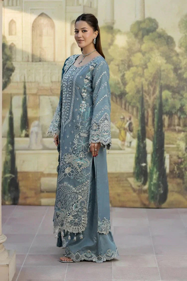 03-Piece Heavy Embroidered Chiffon Suit - Ready  To Wear