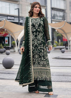 03-Piece Semi Pure Chiffon Suit - Ready To Wear