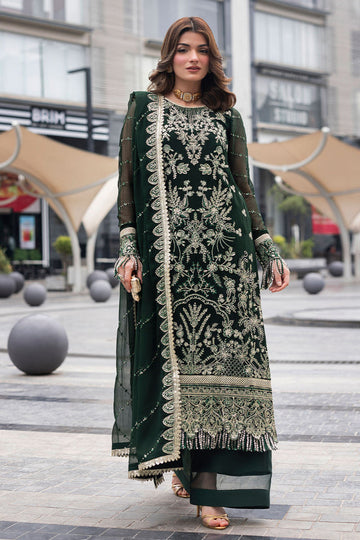 03-Piece Semi Pure Chiffon Suit - Ready To Wear