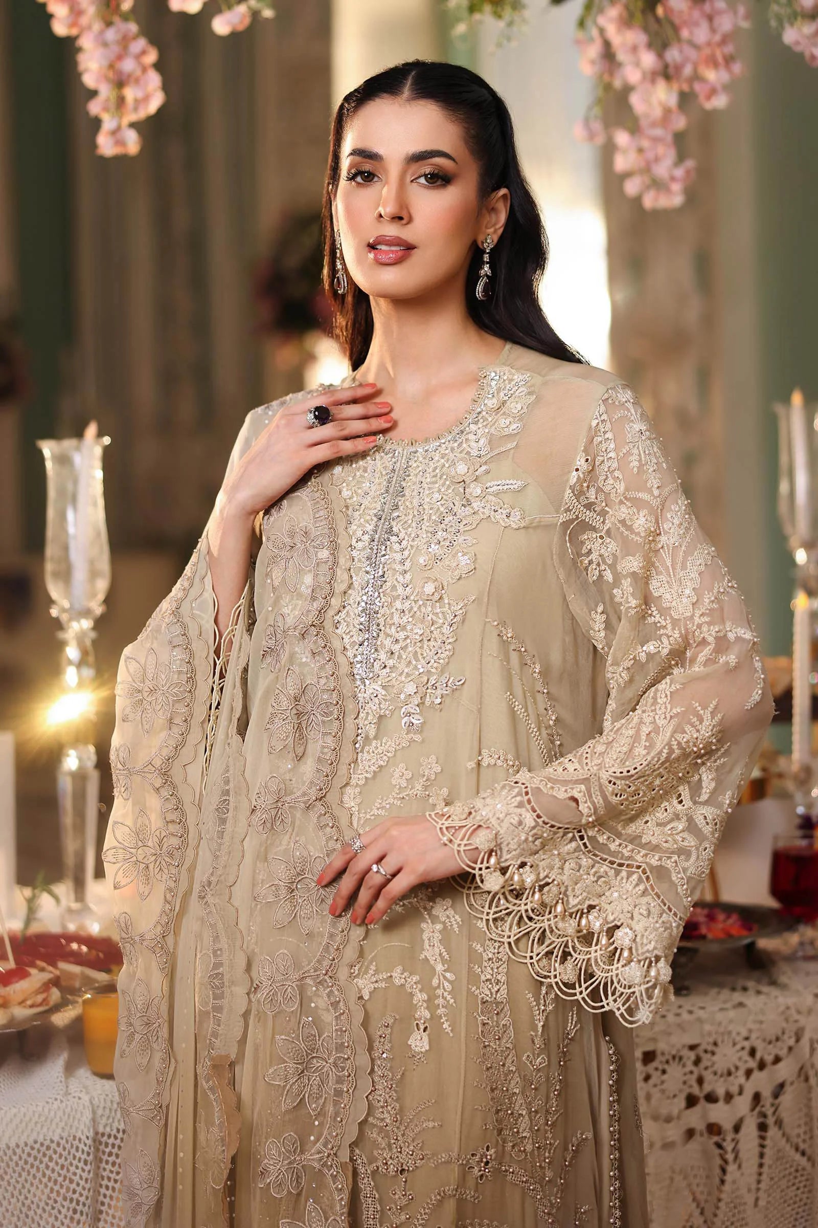 03-Piece Luxury Chiffon Suit - Ready  To Wear