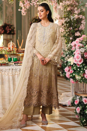 03-Piece Luxury Chiffon Suit - Ready  To Wear