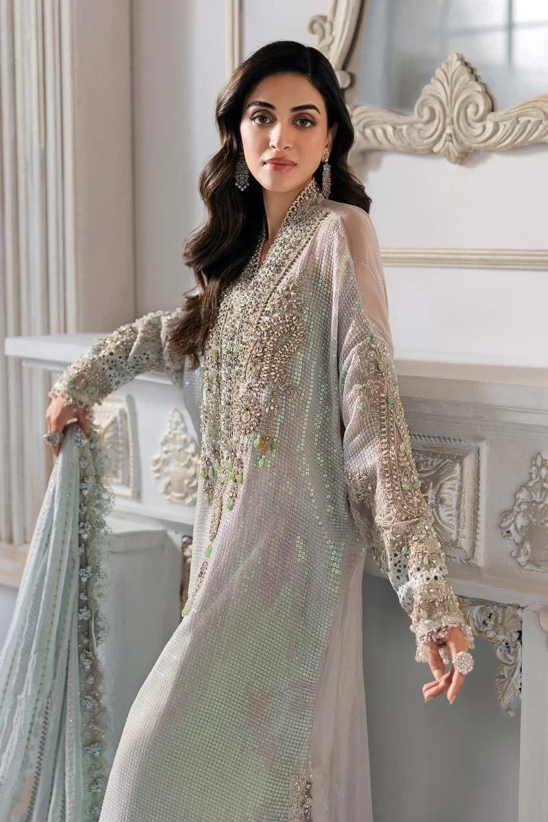 03-Piece Heavy Embroidered Chiffon Suit  | Ready To Wear
