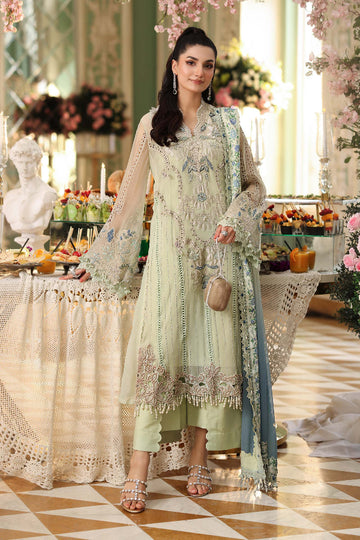 03-Piece Chiffon Suit With Embroidery | Ready To Wear