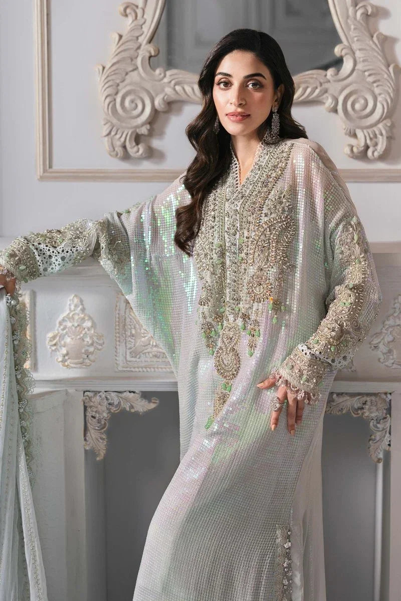 03-Piece Heavy Embroidered Chiffon Suit  | Ready To Wear
