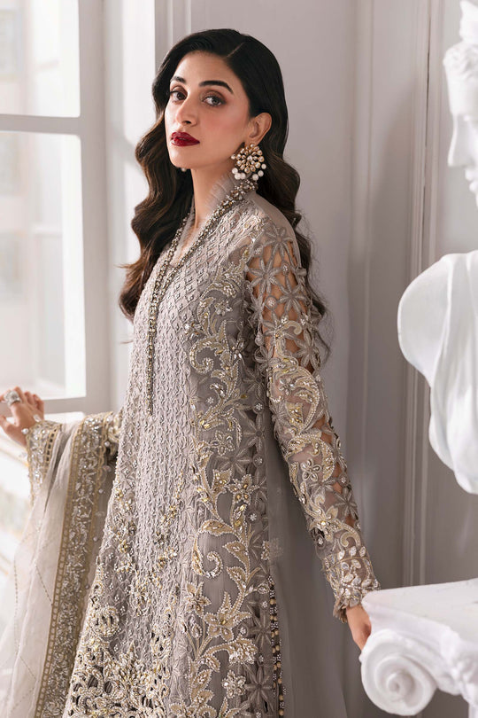 03-Piece Organza Suit - Ready To Wear