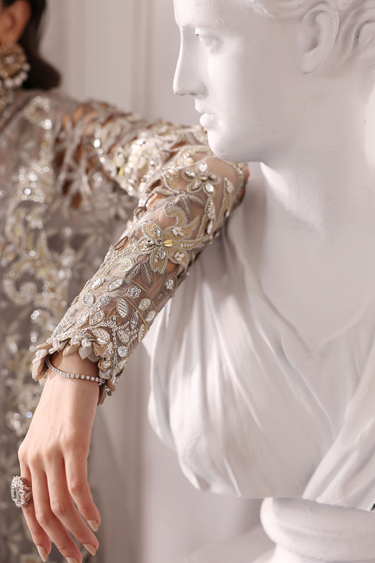 03-Piece Organza Suit - Ready To Wear