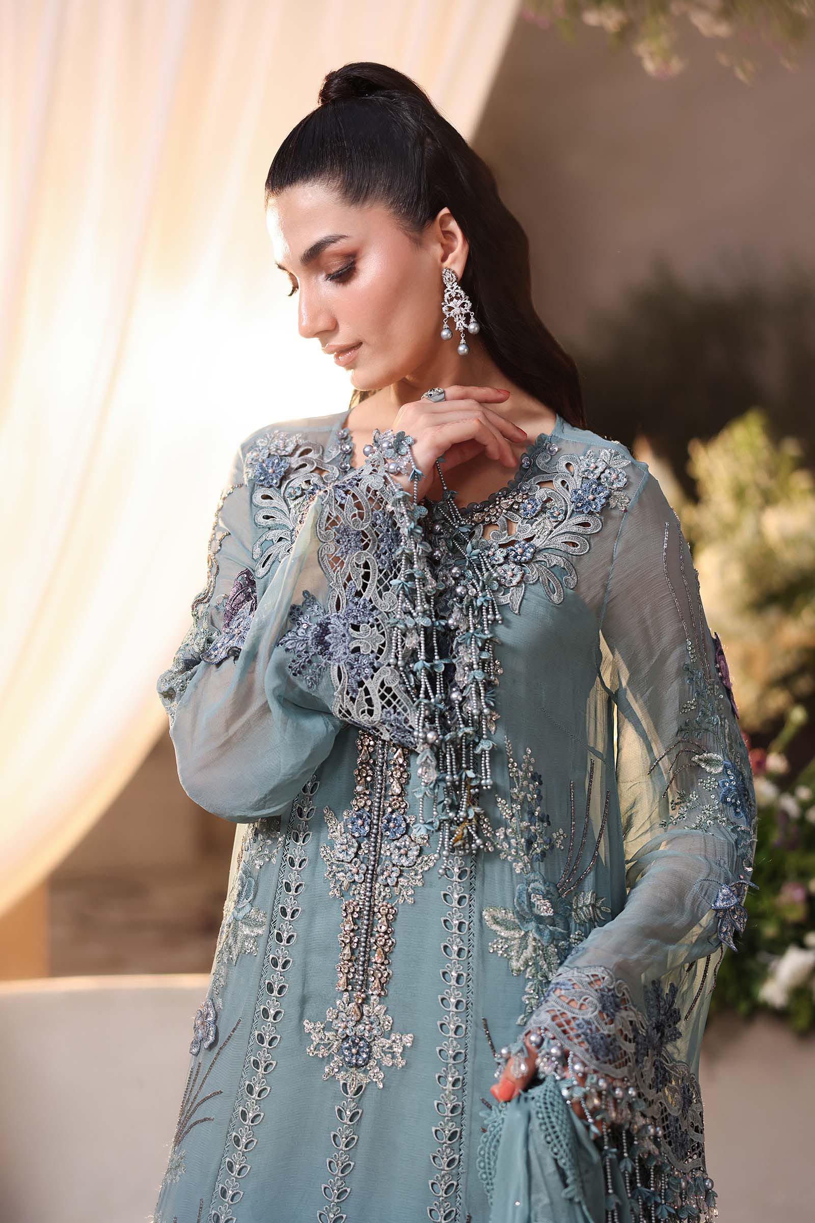 03-Piece Chiffon Suit With Embroidery | Ready To Wear